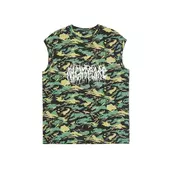 Cropp - Tank top s printom preko cele površine - CRNO