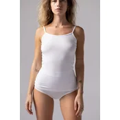POMIRISHI BAMBOO UNDERWEAR Ženska majica na bretele, Bela
