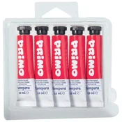 BOJA TEMPERA 12ML ALUMINIJSKA TUBA PK5 PRIMO 440TRA310 CRVENA KARMIN BLISTER