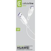 Cellularline Kabel CELLULARLINE USB-C na USB-A 5A SUPERFAST 1.2m Bijeli, (57198608)