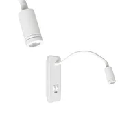 Milagro Stenska nočna svetilka Milagro Base, 8 W + 2 W, bela
