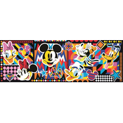 Clementoni - Puzzle Panorama Disney Classics - 1 000 kosov
