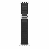 slomart športni trak z zaponko za apple watch ultra 8/7/6/se/5/4/3/2/1 (42, 44, 45, 49 mm) dux ducis trak gs različica - črn