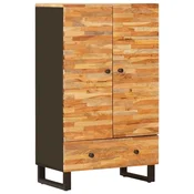 Visoki Regal za Skladištenje s pohranom Smeda 60 x 33 x 100 cm
