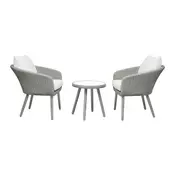 Svetlo siva vrtna garnitura Bistro – Unique Furniture