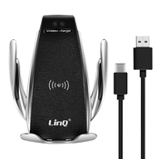 LINQ Avtomobilsko držalo za pametni telefon od 3,5 do 6,5 palcev z 10 W brezžicnim polnilnikom QI - LinQ, (20649893)