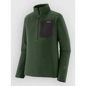 Patagonia R1 Air Zip Neck Fleece Sweater treeline green