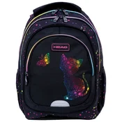 Ranac đački anatomski 3zipa Golden Effect Rainbow Kitty 25.Head crno-roze