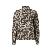 JDY Bluza JDYSUNNA  kaki / črna / bela