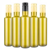 shumee 50X DORICA STEKLENIČKA ZA OLIVE 250 ml ZA OLIVNO OLJE IN KIS + POKROVČEK