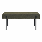 Temno zelena klop iz tkanine bouclé Swindon – House Nordic