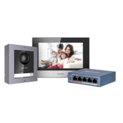 Hikvision KOMPLET ZA VIDEO VSTOPNA VRATA DS-KIS602(B) DRUŽBE HIKVISION