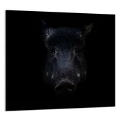 shumee STEKLENA PLOŠČA ZA KUHINJO 65x60 Divji prašič