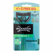 Wilkinson Sword Xtreme 3 Sensitive Comfort Set brivniki 8 kos za moške