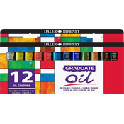 Daler Rowney Graduate Set oljnih barv 12 x 22 ml