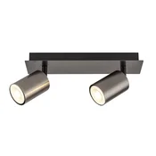 Rabalux Zidna spot lampa Gerhard, 2xGU10, Crna