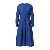 UNITED COLORS OF BENETTON Košulja haljina, kraljevsko plava