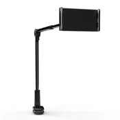 shumee Dolgo, upogljivo držalo za telefon in tablico, pritrjeno na mizo, črno