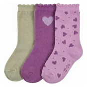 Lucky Kiddo nogavice 3 kosi LK-GS-2 034966 D večbarvno 22/24