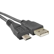 Qoltec kabel USB A moški | Micro USB B moški | 1,8 m