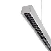 Planetitaly 28W LED viseča svetilka z zatemnitvenim kotom svetlobe 24 stopinj, pisarniška pisarna, študija 4000K z 230V napajalnikom BELA, (20554182)