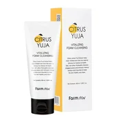 Farmstay Pena za umivanje obraza Citrus Yuja Vitalizing Foam Cleanser - 100 ml