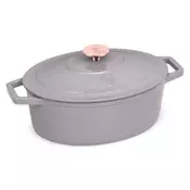 Berlingerhaus Litoželezni pekač s pokrovom BH-6541 30cm Taupe Collection