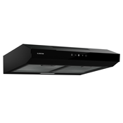 Klarstein Napa Contempo Neo za namestitev pod kuhinjsko omarico, recirkulacija, 175 m3/h, SenseControl, integrirano upravljanje na dotik, nerjaveče jeklo/akrilno steklo (DSM-Contem.Neo 60BK)