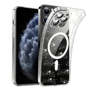 Prozoren TPU gel ovitek Techsuit SparkleSkin Mag za iPhone 11 Pro