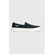 Tenisice Tommy Jeans TJM SLIP ON CANVAS COLOR za muškarce, boja: tamno plava, EM0EM01366