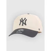 47Brand MLB NY Yankees Two Tone 47 Clean Up Cap natural