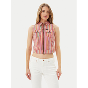 Wrangler Telovnik 112362848 Roza Slim Fit