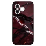 Silikonski črni ovitek za Honor 600 Lite - Cherry stone