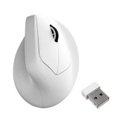 Keychron Keychron M5 Brezžična Ergonomična Miška 8K / BT / 2.4GHz / Bela / M5-A24, (5000129565)