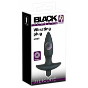 Black Velvets Silikonski analni čep s 5 stopnjami vibracij 13 cm Black Velvets