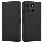 Tech-protect Wallet knjižni ovitek za Motorola Edge 60 Fusion, črna