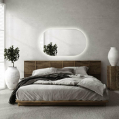 tulup.si Ovalno ogledalo z led osvetlitvijo Topla svetloba 52x90 cm