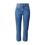 LEVIS Kavbojke 501 CROP, modra