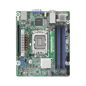 ASRock EC266D4ID-2T/X550, 1xSKT, LGA 1700, Intel Xeon 6, SATA, NVMe, 2xM.2, 2x10GbE, IPMI