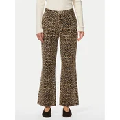 Pieces Jeans hlače Salume 17156943 Rjava Straight Fit