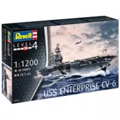 Plasticni model broda 05824 - USS Enterprise (1:1200)