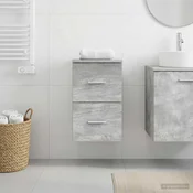 vidaXL vidaXL Kopalniška omarica vmes Betonsko siva 30 x 44,5 x 50 cm, (5000245811)