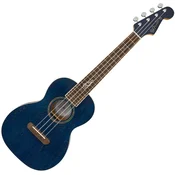 Fender Dhani Harrison Uke WN Sapphire Blue Transparent Tenor ukulele (Samo otvarano)