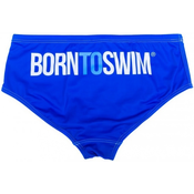 Mens swimsuit borntoswim sharks brief blue xxl