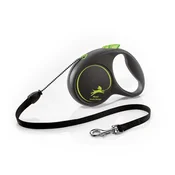 Flexi Black Design S Cord 5m - Zeleni