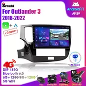 Android Car Radio for Mitsubishi Outlander 3 GF0W 2018-2021 2din Multimidia Video Player Navigation Stereo 4G Carplay Head Unit