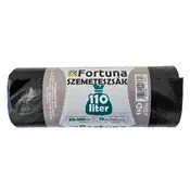 FORTUNA 110L crna vreća za smeće, 60x100 cm, pakiranje od 10 komada 12.01740