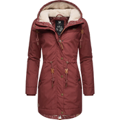 Ragwear Zimska jakna rjava/rdeča/črna/bela