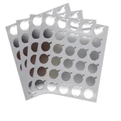 Aluminijumske nalepnice za lepak za trepavice, 150 nalepnica