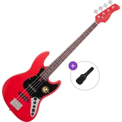 Sire Marcus Miller V3-4 Basic SET Red Satin Električna bas kitara